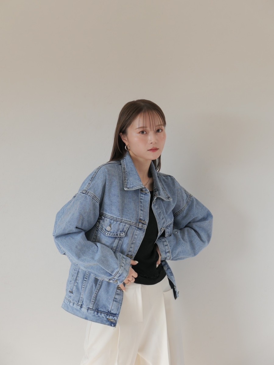 over denim jacket OUTER Reurie'（レウリィ）